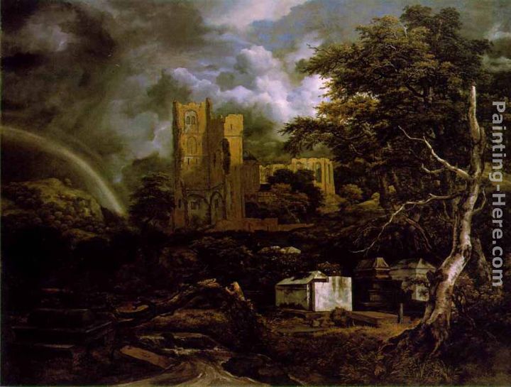 The Jewish Cemetery painting - Jacob van Ruisdael The Jewish Cemetery art painting